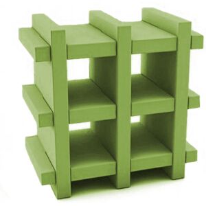 SLIDE bibliotheque MY BOOK 3X3 (Citron vert - Polyethylene)