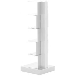 OPINION CIATTI bibliotheque ORIGINAL PTOLOMEO PT75 H 75 (Structure blanche, base blanche - Structure, etageres et base en fer laque)