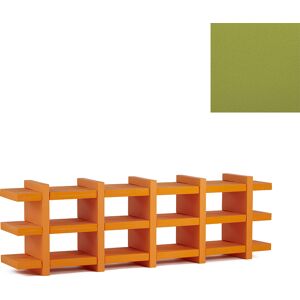 SLIDE bibliotheque BOOKY 5 (Citron vert - Polyethylene)