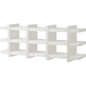 SLIDE bibliotheque BOOKY 4 (Blanc lait - Polyethylene)