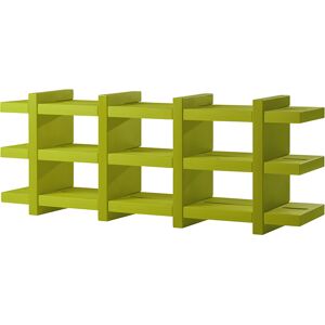 SLIDE bibliotheque BOOKY 4 (Citron vert - Polyethylene)