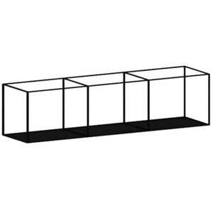 ZEUS etagere murale SLIM IRONY WALL RACK (L 124 cm - Metal verni)