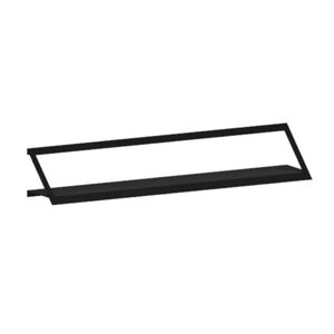 ZEUS etagere murale AIR SHELF WALL RACK (L 120 cm - metal traite par phosphatation noir)