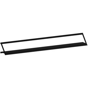 ZEUS etagere murale AIR SHELF WALL RACK (L 180 cm - metal traite par phosphatation noir)