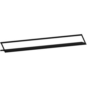 ZEUS etagere murale AIR SHELF WALL RACK (L 240 cm - metal traite par phosphatation noir)