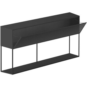 ZEUS buffet TRISTANO H 82 cm (Noir cuivre sable - Metal)