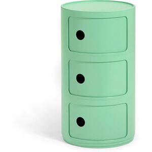 KARTELL table de chevet COMPONIBILI a trois elements BIO (Vert - bioplastique)