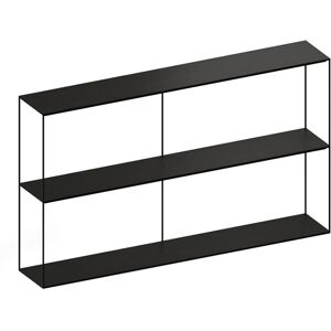 ZEUS buffet SLIM IRONY SIDEBOARD 124 x 31 x H 82 cm (Noir cuivre sable - Metal)