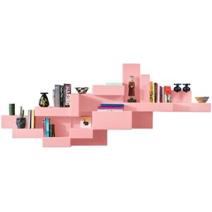 QEEBOO bibliotheque murale PRIMITIVE BOOKSHELF (Rose - Polyethylene)