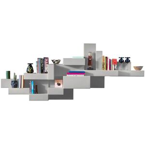 QEEBOO bibliotheque murale PRIMITIVE BOOKSHELF (Gris - Polyethylene)