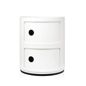 KARTELL table de chevet COMPONIBILI a deux elements (Blanc - ABS)