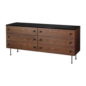 GUBI commode GROSSMAN DRESSER 6 62-series (Noyer - Bois)