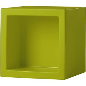 SLIDE élément modulaire OPEN CUBE 43 cm (Citron vert - Polyéthylène)