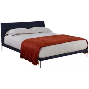 ZANOTTA lit deux personnes TALAMO avec pieds en aluminium poli pour matelas 180 x 200 cm