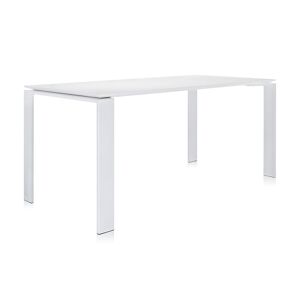 KARTELL table pour exterieur FOUR OUTDOOR (L 158 cm - Acier verni blanc)
