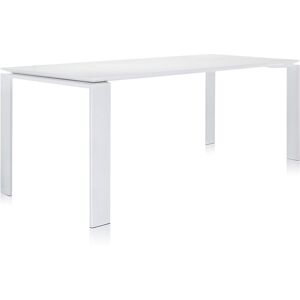 KARTELL table pour exterieur FOUR OUTDOOR (L 190 cm - Acier verni blanc)