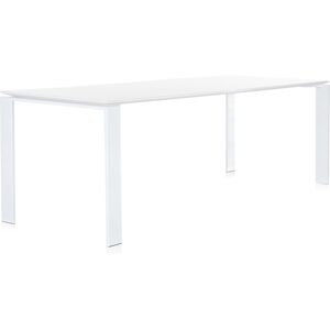 KARTELL table pour exterieur FOUR OUTDOOR (L 223 cm - Acier verni blanc)