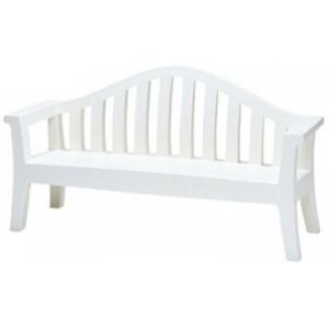 SERRALUNGA banc GIULIETTA (Blanc laque - LLDPE)