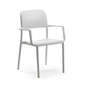 NARDI OUTDOOR NARDI set de 4 chaises avec accoudoirs RIVA pour exterieur CONTRACT COLLECTION (Blanc - Polypropylene)
