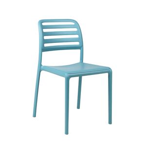 NARDI OUTDOOR NARDI set de 4 chaises COSTA BISTROT pour exterieur CONTRACT COLLECTION (Bleu clair - Polypropylene)