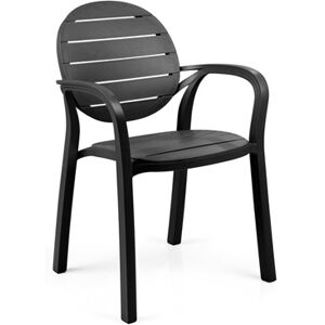 NARDI OUTDOOR NARDI set de 2 fauteuils PALMA pour exterieur GARDEN COLLECTION (Anthracite - Polypropylene)