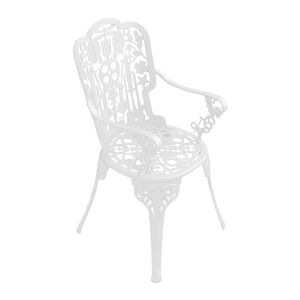 SELETTI fauteuil INDUSTRY GARDEN (Blanc - Aluminium)