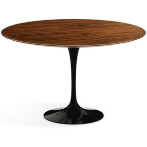 KNOLL table ronde TULIP Ø 120 cm collection Eero Saarinen (Base noire / plateau Santos Palissandro - Bois et aluminium)