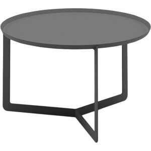 MEME DESIGN table basse pour exterieur ROUND 2 OUTDOOR (Graphite - Metal)