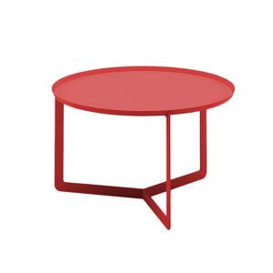 MEME DESIGN table basse pour exterieur ROUND 2 OUTDOOR (Coquelicot - Metal)