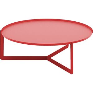 MEME DESIGN table basse pour exterieur ROUND 3 OUTDOOR (Coquelicot - Metal)