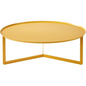 MEME DESIGN table basse pour exterieur ROUND 5 OUTDOOR (Jaune Maya - Metal)