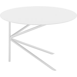 MEME DESIGN table basse pour exterieur TWIN BASSO OUTDOOR (Blanc - Metal)