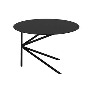MEME DESIGN table basse pour exterieur TWIN BASSO OUTDOOR (Noir - Metal)