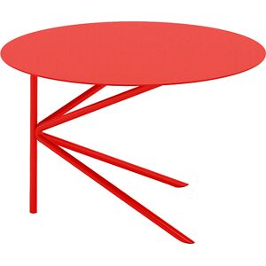 MEME DESIGN table basse pour exterieur TWIN BASSO OUTDOOR (Coquelicot - Metal)