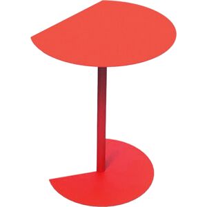 MEME DESIGN table basse pour exterieur WAY BISTROT OUTDOOR H 74 cm (Coquelicot - Metal)