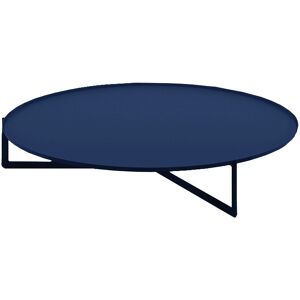 MEME DESIGN table basse pour exterieur ROUND 4 OUTDOOR (Bleu marine - Metal)