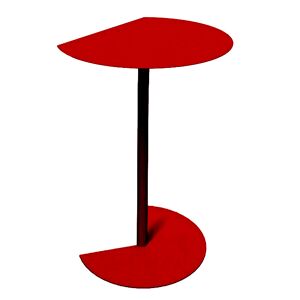 MEME DESIGN table basse pour exterieur WAY BAR OUTDOOR H 90 cm (Rosso Dalia - Metal)