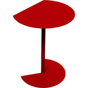 MEME DESIGN table basse pour exterieur WAY BISTROT OUTDOOR H 74 cm (Rosso Dalia - Metal)