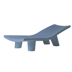 SLIDE chaise longue pour exterieur LOW LITA LOUNGE (Bleu poudre - Polyethylene)