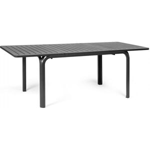 NARDI OUTDOOR NARDI table pour exterieur ALLORO 140 EXTENSIBLE GARDEN COLLECTION (Anthracite - Plateau en DurelTOP / Pieds en aluminium verni)