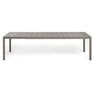 NARDI OUTDOOR NARDI table pour exterieur RIO 210 EXTENSIBLE GARDEN COLLECTION (Gris tourterelle - Plateau en DurelTOP / Pieds en aluminium verni)