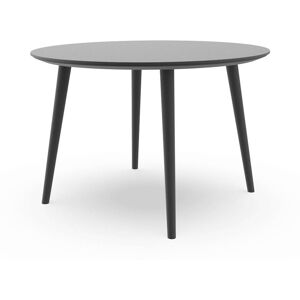 TALENTI table ronde d'exterieur SOFY Collection PiuTrentanove (Charcoal - Aluminium verni)