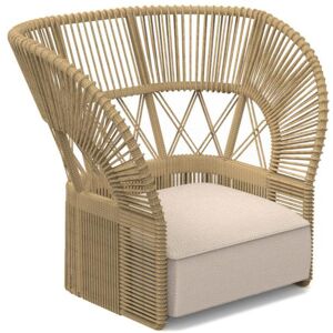 TALENTI fauteuil d'exterieur CLIFF DECO Collection Icon (Beige - Tissu et corde synthetique)