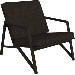 TALENTI fauteuil d'exterieur COTTAGE Collection Icon (Mokka / Dark brown - Tissu et aluminium peint)