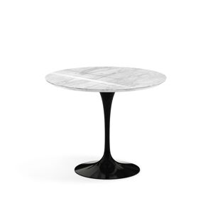 KNOLL table ronde TULIP Ø 91 cm collection Eero Saarinen (Base noire / plateau Statuarietto - marbre et aluminium)