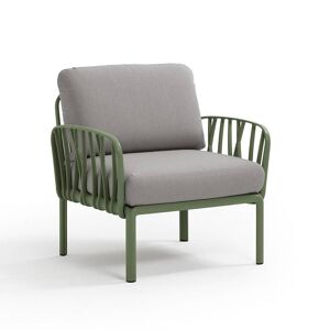 NARDI OUTDOOR NARDI fauteuil pour l'exterieur KOMODO (Agave / Gris - Polypropylene fibre de verre et tissu acrylique)