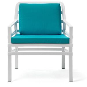 NARDI OUTDOOR NARDI fauteuil d'exterieur ARIA GARDEN COLLECTION (Blanc / Sardinia - Pplypropylene / Tissu acrylique)