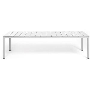 NARDI OUTDOOR NARDI table pour exterieur RIO ALU 210 EXTENSIBLE GARDEN COLLECTION (Blanc - Aluminium verni)