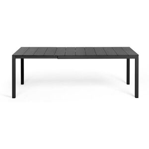 NARDI OUTDOOR NARDI table pour exterieur RIO ALU 140 EXTENSIBLE GARDEN COLLECTION (Anthracite - Aluminium verni)