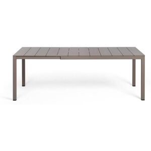 NARDI OUTDOOR NARDI table pour exterieur RIO ALU 140 EXTENSIBLE GARDEN COLLECTION (Gris tourterelle - Aluminium verni)